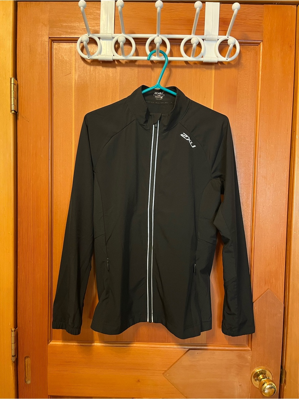 2XU Black Performance Zip-Up Jacket with Reflective Trim